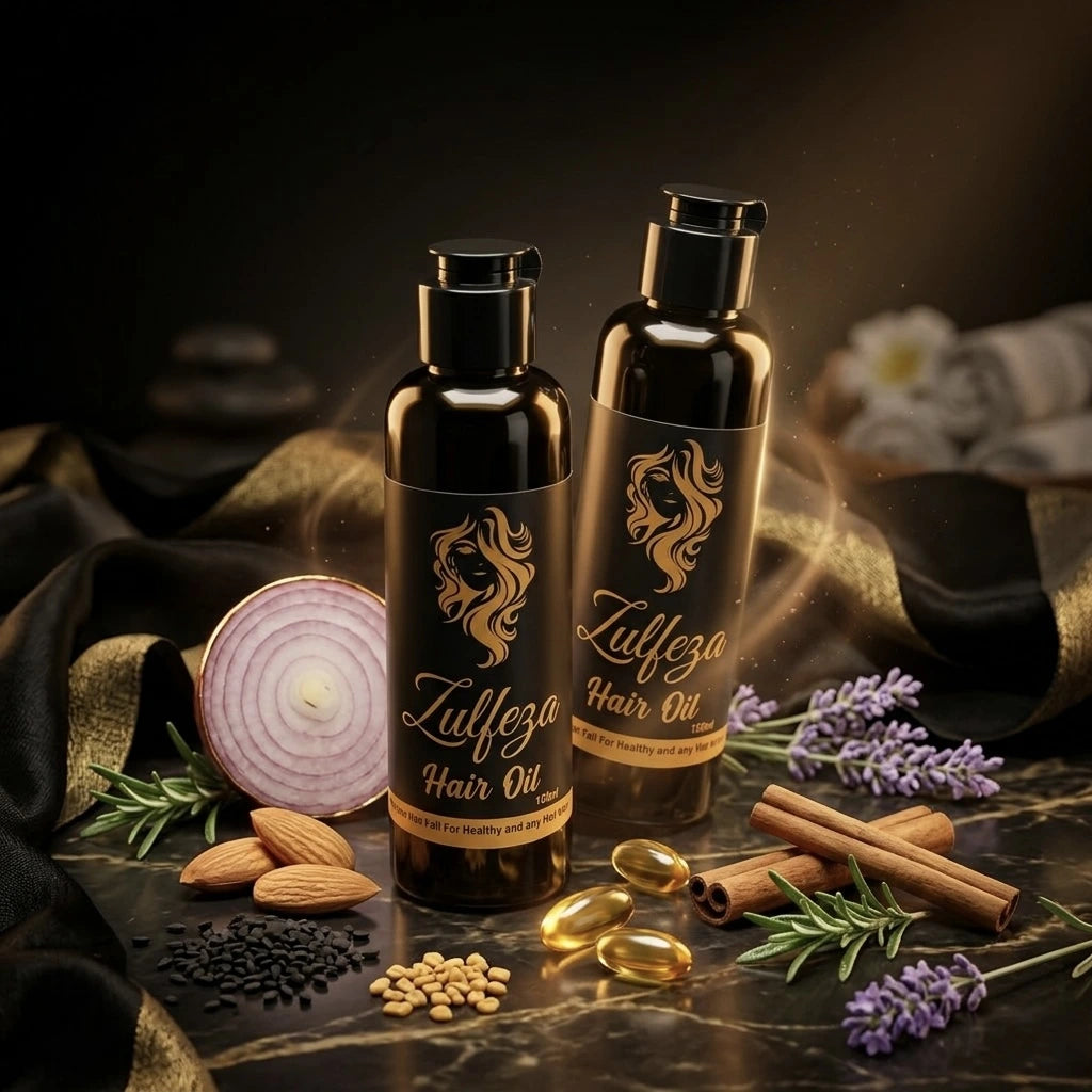Zulfeza Hair Oil! The Secret to Thicker, Softer & Faster Growing Hair